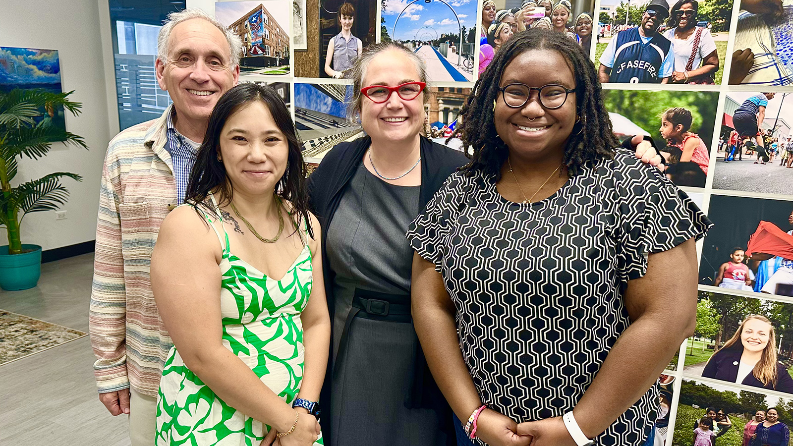 Pictured, left to right, are consultants John Davidow, Kim Bui, Kate Myers and Alma Washington. Pictured, left to right, are consultants John Davidow, Kim Bui, Kate Myers and Alma Washington.
