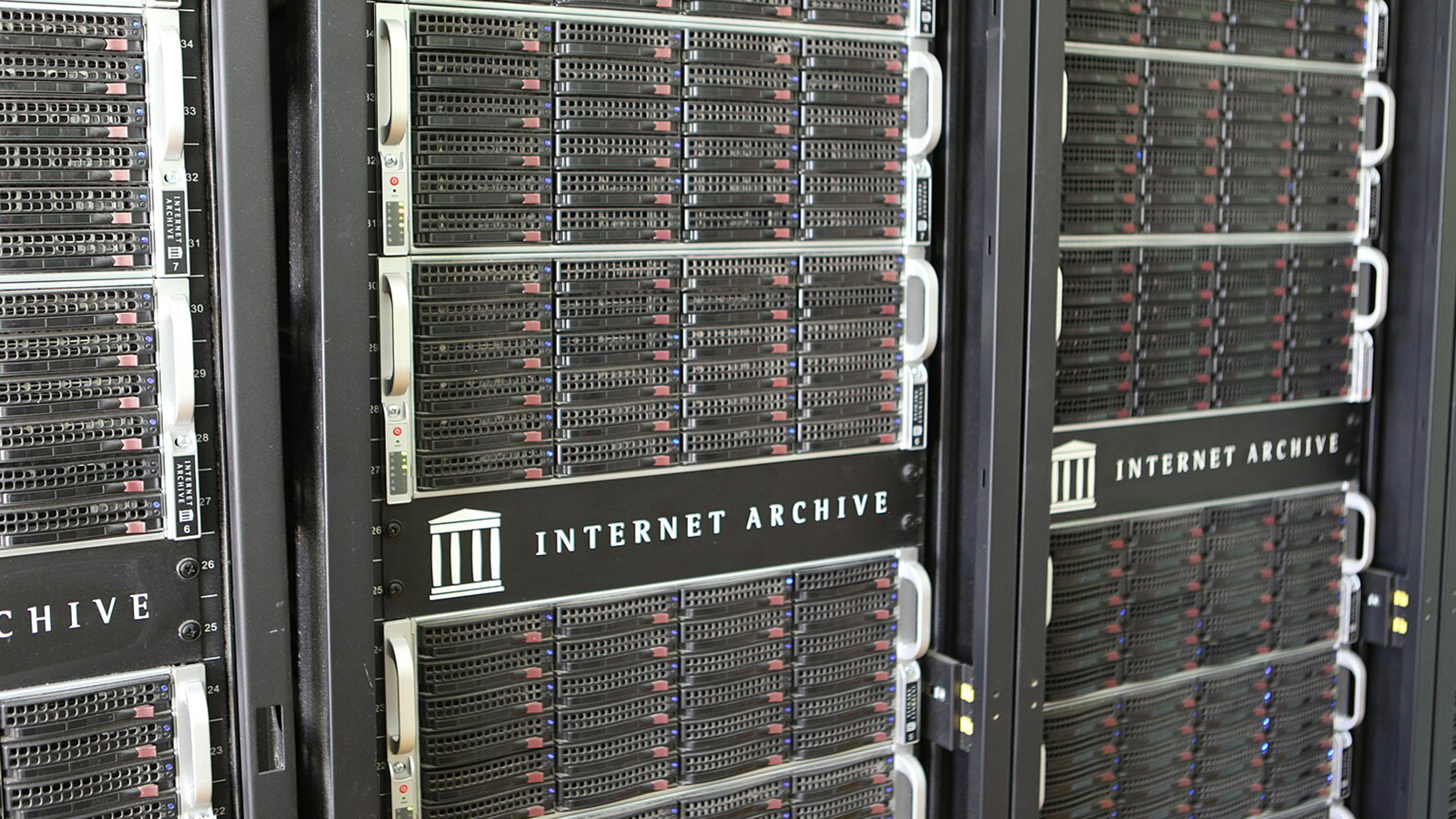 Internet Archive servers. Photo by Jason Scott. Internet Archive servers. Photo by Jason Scott.