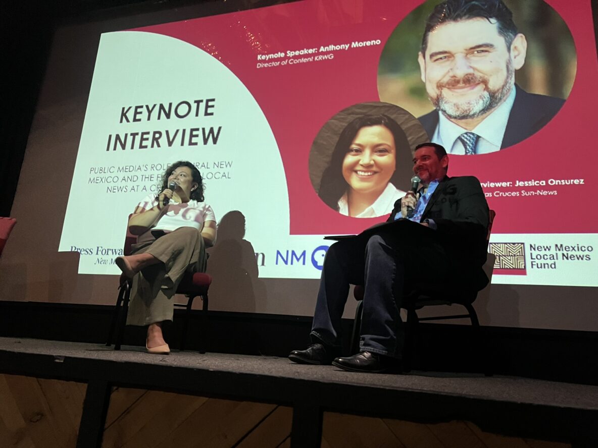New Mexico Local News Fund event. Photo by Elva Osterreich