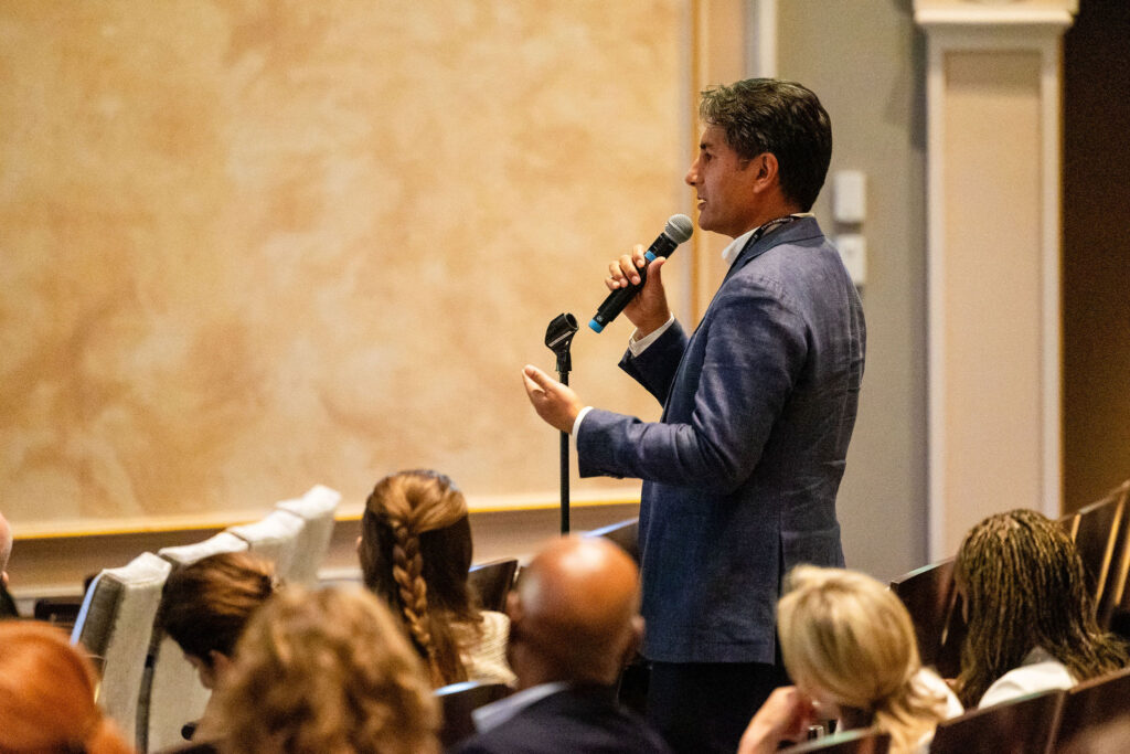 Rashad Mahmood, executive director of the New Mexico Local News Fund, home to Press Forward New Mexico