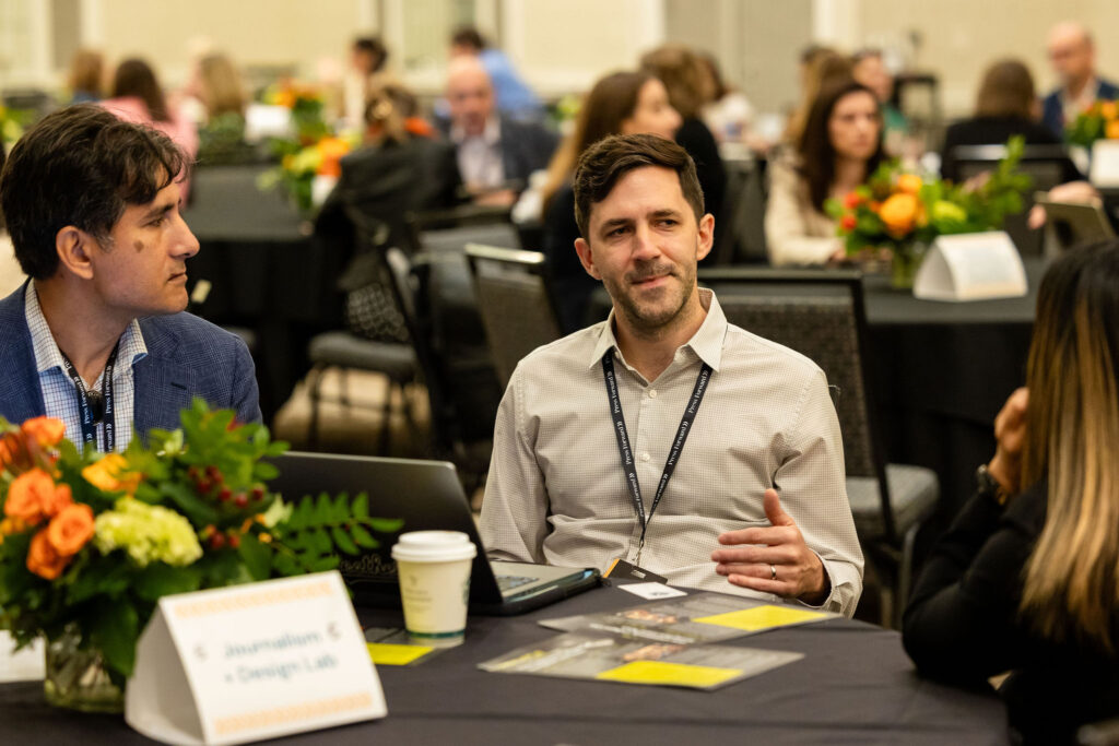 A session highlighting Journalism Support Organizations at Press Forward's 2025 summit.