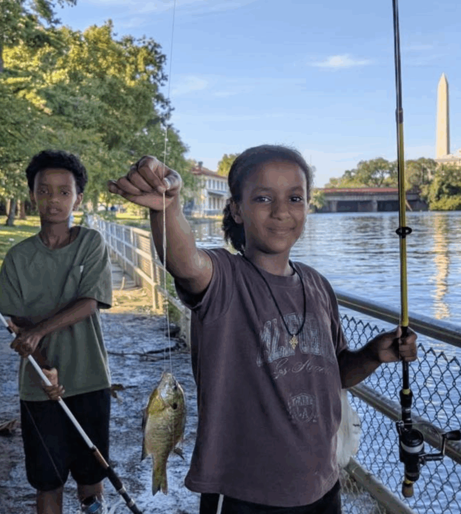 The "Fishing with Ethiopique" program brings families together.